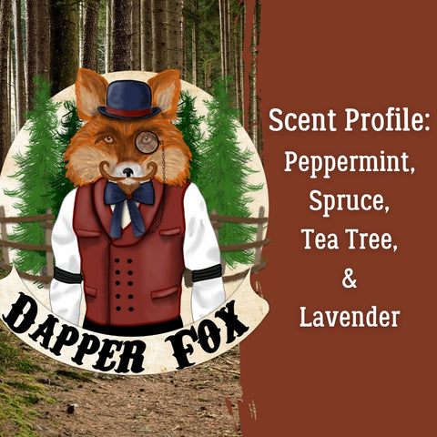 🦊 Dapper Fox-A Fresh Mint Lavender Beard Collection