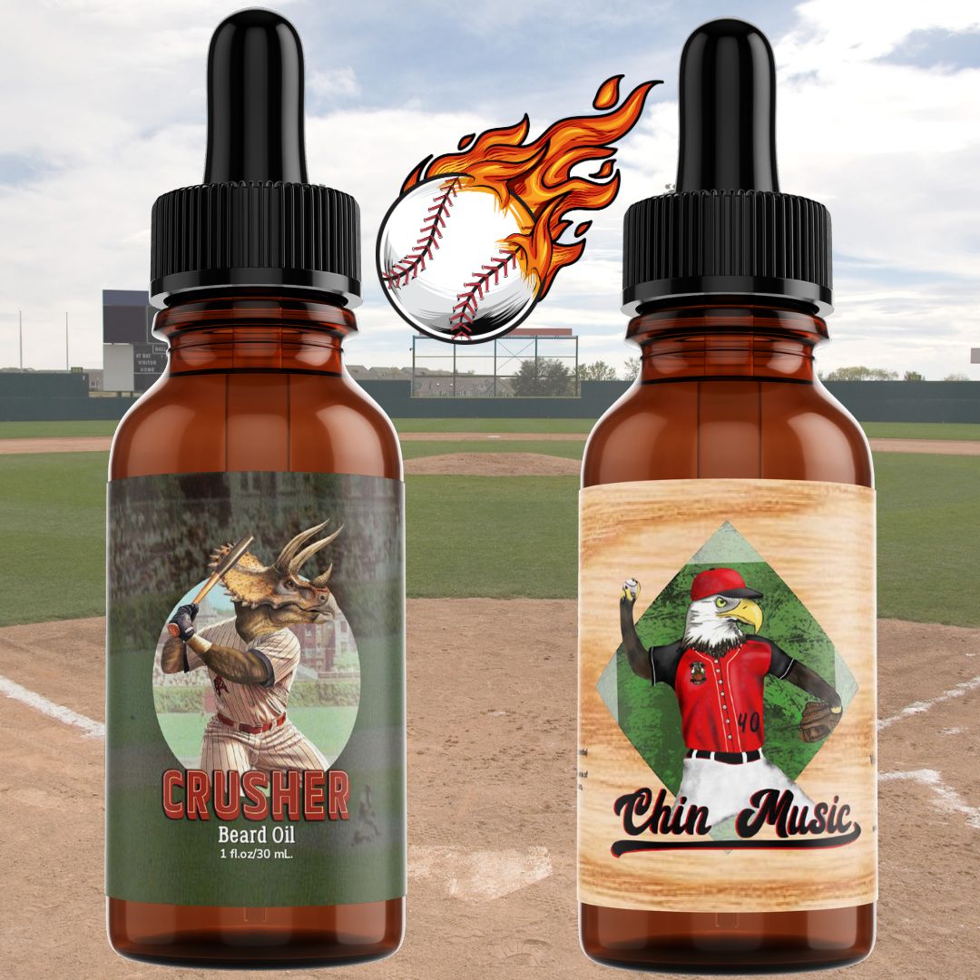 Double Header Baseball Beard Oil Duo