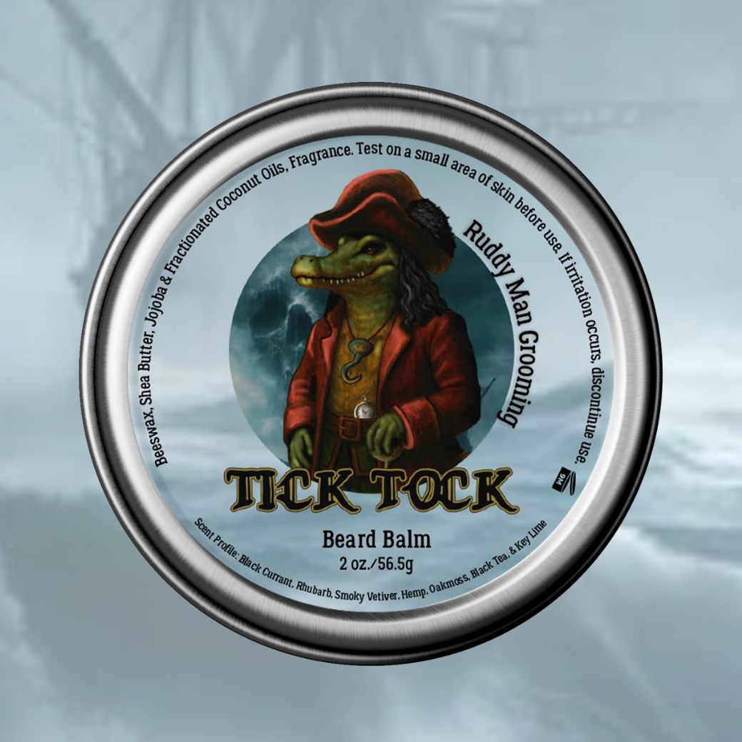 Tick Tock-A Pirate Hunting Beard Balm