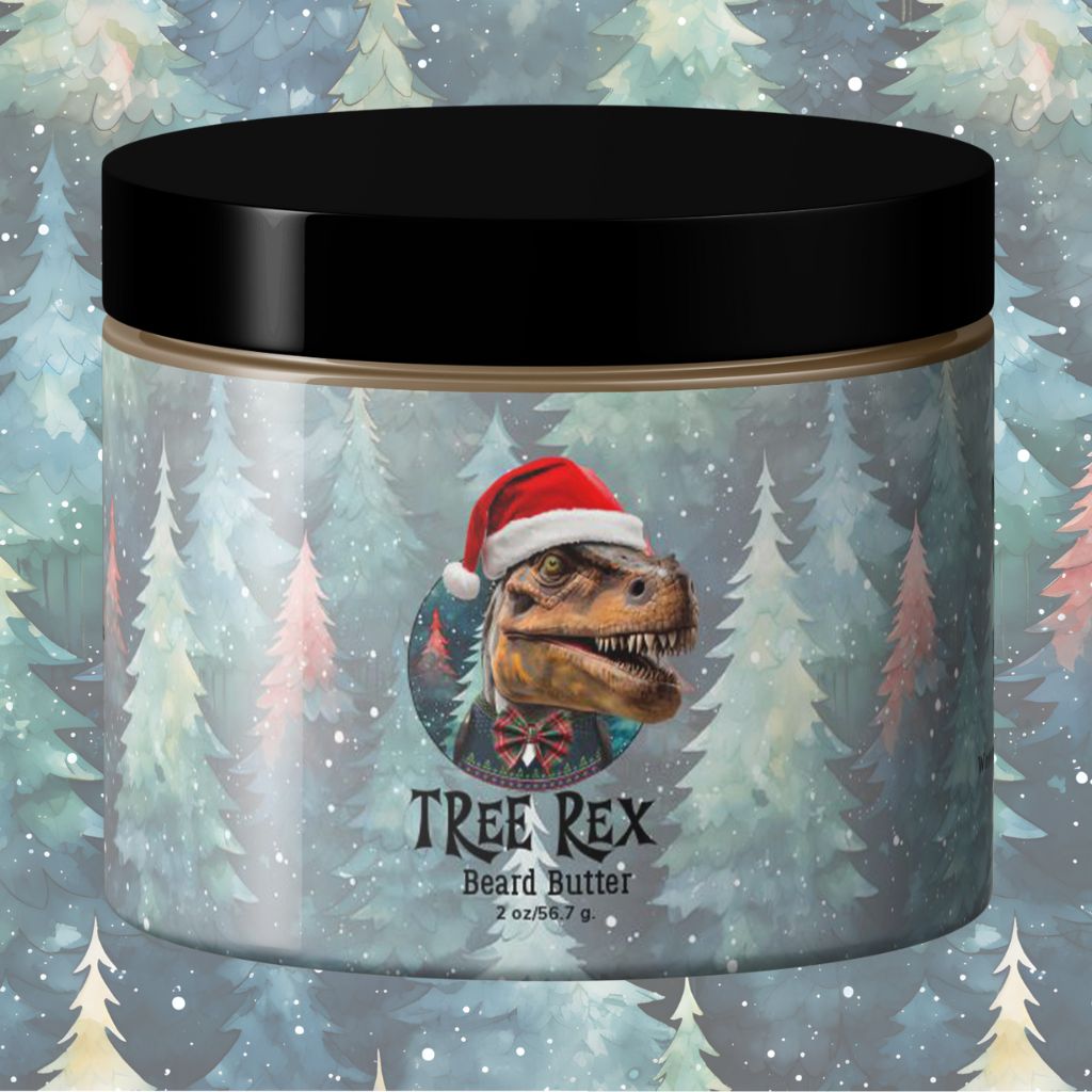 Tree Rex-A Ferociously Festive Beard Butter