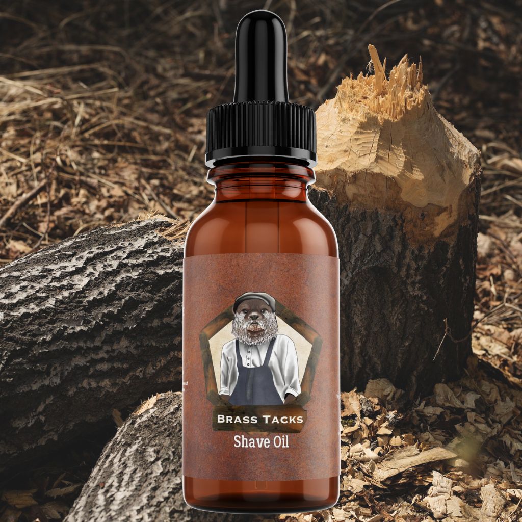 Brass Tacks-An Unscented Shave Oil